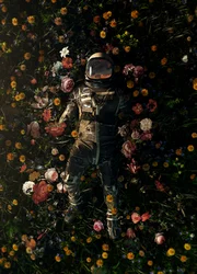 Kosmisk blomsterdröm