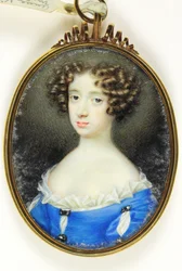 Anne Villiers, Madame Bentinck (akvarell på elfenben)