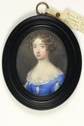Anne Villiers, Madame Bentinck (akvarell på elfenben)