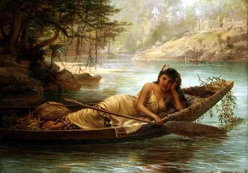 En ung skönhet från Söderhavet