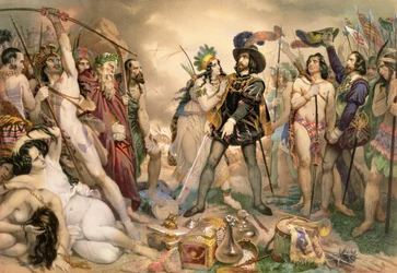 Erövringen av Mexiko: Hernando Cortés förstör sin flotta vid Veracruz, 1519