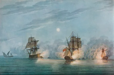 Fångst av Badere-I-Zaffér, c1809