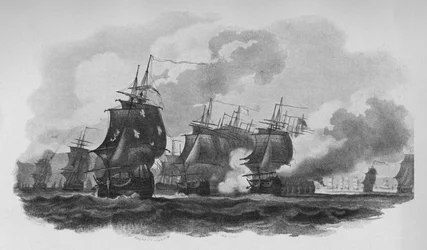 Förlovning utanför Dominica, c1782