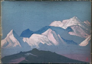Himalaya, skiss, 1933