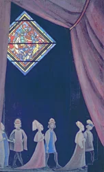 Skiss till Richard Wagners opera "Tristan och Isolde", 1910-talet