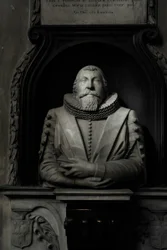 Minnesmärke över Hugo Barker, 1632 (marmor)