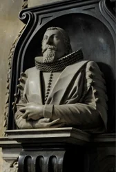 Minnesmärke över Hugo Barker, 1632 (marmor)