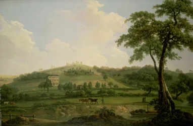 Utsikt över Oakage Hall, Colwich