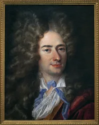 Porträtt av Jean de La Bruyere (Labruyere) (1645-1696), författare moralist. Målning tillskriven Nicolas de Largilliere (1656-1746). Olja på duk, cirka 1690. Museum of Fine Arts i Quimper.