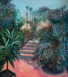 Sunken Garden, 2020-23 (olja på pannå)