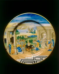 Martyrium av Saint Cecilia, tallrik
