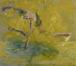 Ballerina på havet, 2021 (olja på duk)