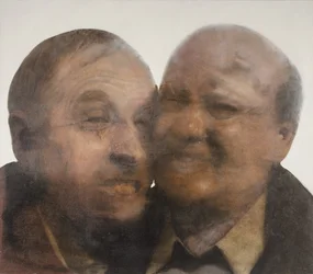 Ansiktskollision, 2004 (olja på duk)