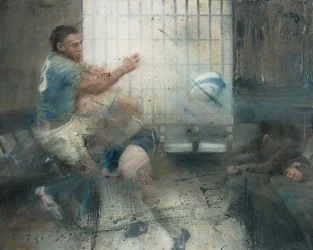 Tackling, 2016 (olja på duk)