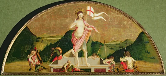 Den uppståndne Kristus (olja på pannå)