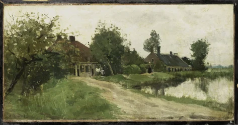 Nära Breukelen på Vecht
