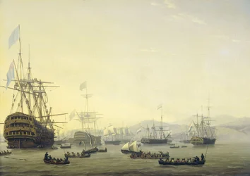Krigsrådet ombord på "Queen Charlotte