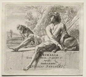 Animalia: Frontispice, Shepherd and Dog
