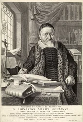 D. Leonardus Marius Goezanus, pub. 1654 (gravyr)