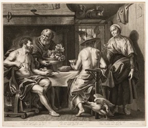 Jupiter och Merkurius med Baucis och Filemon