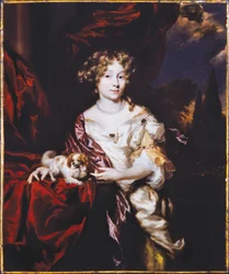 Porträtt av en dam, 1677