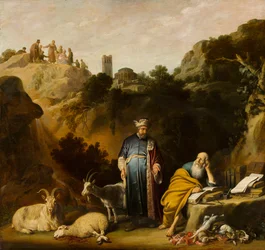 Hippokrates besökte Democritus, 1636