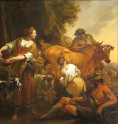 Pastoral scen