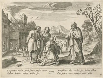 Elisa hjälper en fattig änka History of Elisha (serietitel)