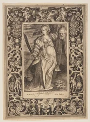 Judith, plansch sex från The Nine Worthies