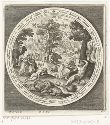 Skapelsens sjätte dag: Gud skapar djuren och Adam och Eva Från skapelse till utvisning från paradiset (serietitel)