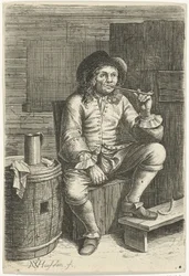 rökande man