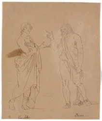 Pamphilus och Davus i samtale