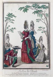 Bålspel (Le Jeu de Boule), slutet av 1600-talet