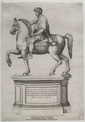 Ryttarstatyn av Marcus Aurelius, 1548.