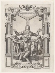 Pietà med änglar framför korset, 1547., 1547.