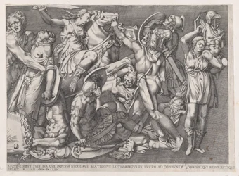 Mirror of Roman Magnificence: Battle of the Amazons, 1559., 1559.