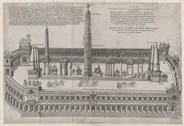 Mirror of Roman Magnificens: Circus Maximus, 1553., 1553.