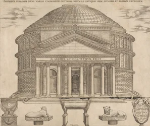 Mirror of Roman Magnificence: The Pantheon, 1649., 1649.