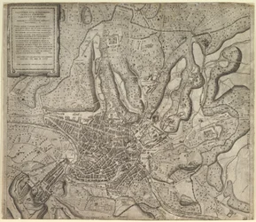 Mirror of Roman Magnificence: Vy över Rom från väst, 1557.