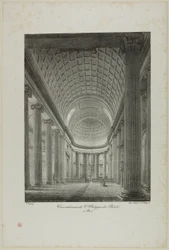 Interiörvy av S:t Philippe du Roule, Paris