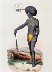 Papuaner från Porto Dory (Nya Guinea)