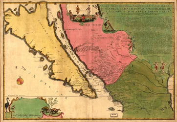 La Californie ou Nouvelle Caroline - teater av verk, Apostoliska verk av Compa. e Jesus i Amerika Septe. LOC 98687119