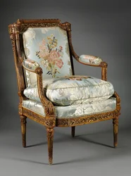 Fåtölj, ca 1785 (buxbom)