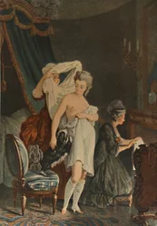 Le Lever, Att resa sig, c1770-1810, 1913