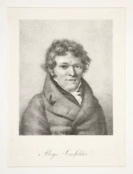 Porträtt av Aloys Senefelder