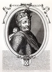 Philip Augustus II (1165-1223) Frankrikes kung, från 