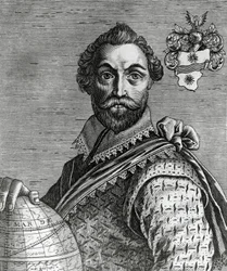Porträtt av Francis Drake (1540-1596)