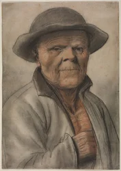 Porträtt av en gammal man, 1600-tal.
