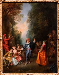 Dansen, ca 1720 (olja på duk)