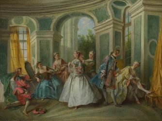 The Four Ages of Man: Youth, ca 1735